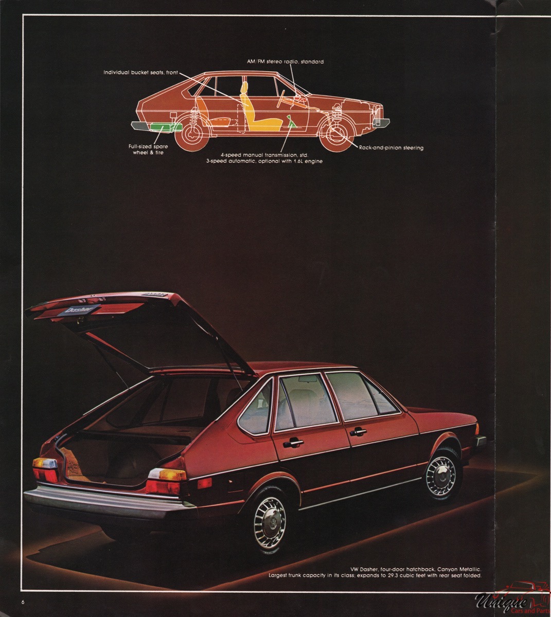 1980 VW Dasher Brochure Page 3